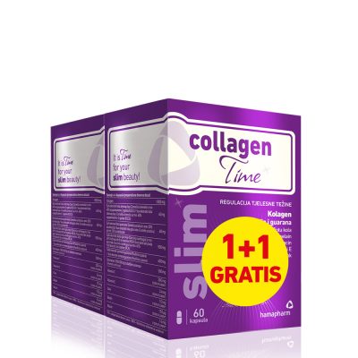 CollagenTime Slim kapsule 1+1 gratis kolagen