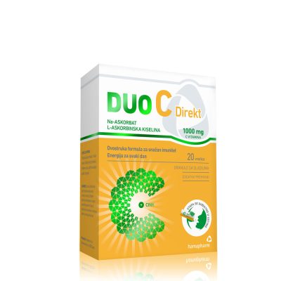 DUO C Direkt 1000 vrećice 1+1 gratis vitamin C