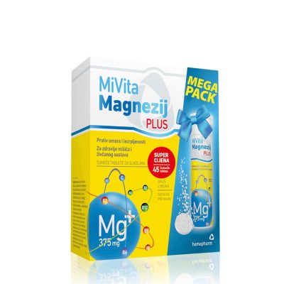 MiVita Magnezij šumeće tablete MEGA PACK