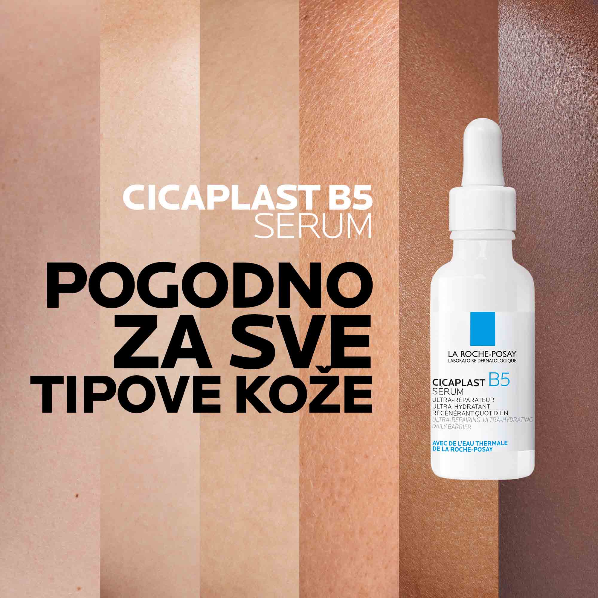 La Roche-Posay CICAPLAST B5 SERUM Ultra-obnavljajući i hidratantni serum