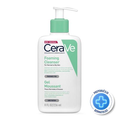 CeraVe pjenušavi gel za čišćenje za normalnu do masnu kožu 236 ml