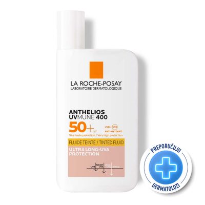 La Roche-Posay ANTHELIOS UVMUNE 400 tonirani fluid SPF50+