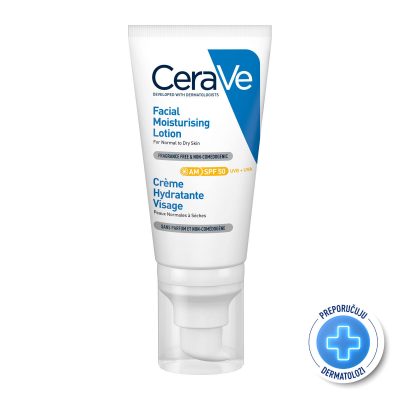 CeraVe hidratantna njega za lice za normalnu do suhu kožu SPF50