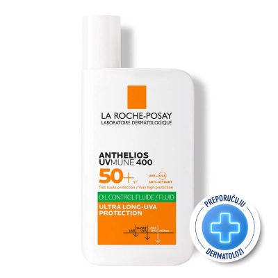 La Roche-Posay ANTHELIOS UVMUNE 400 Oil Control fluid za masnu kožu SPF50+
