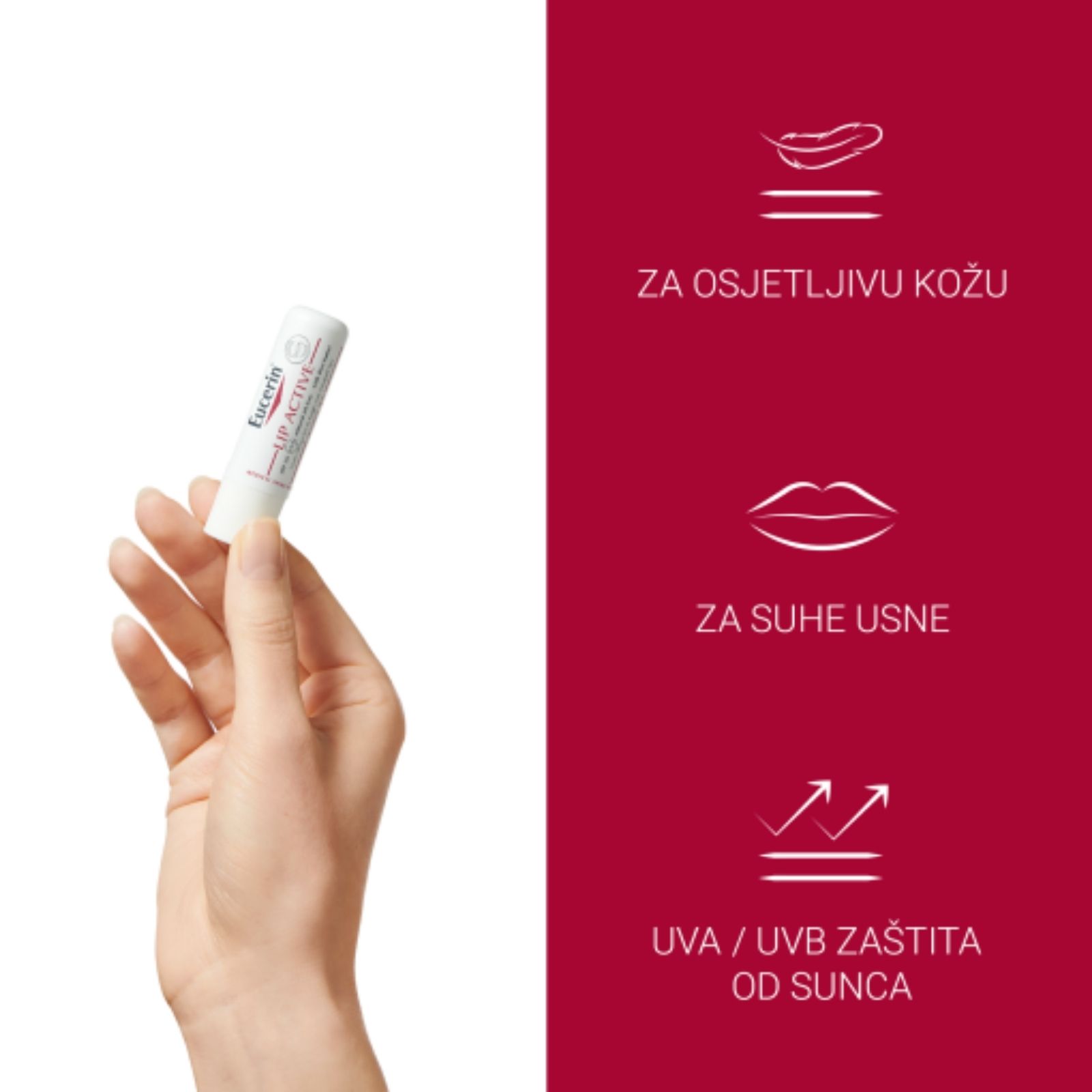 Eucerin Lip Active balzam za usne u stiku SPF15 - Slika 4