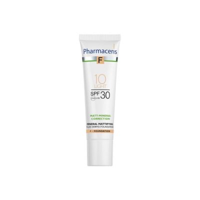 PHARMACERIS F - MATT MINERAL tekući dermo puder SPF30 10 LIGHT