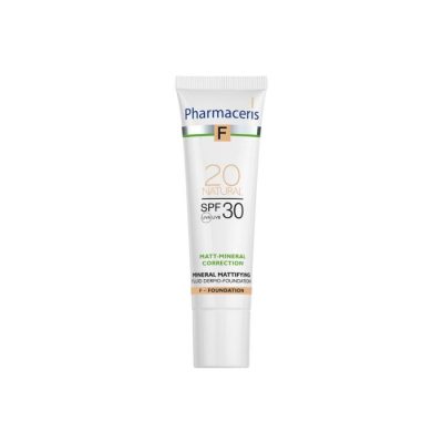 PHARMACERIS F - MATT MINERAL tekući dermo puder SPF30 20 NATURAL