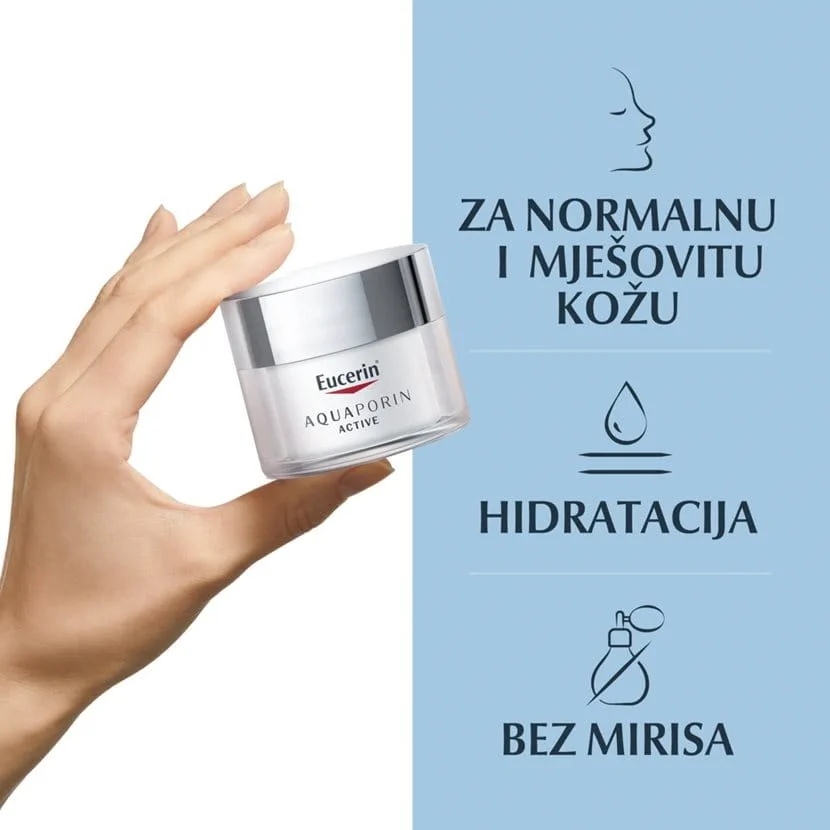 Eucerin AQUAporin Active krema za normalnu i mješovitu kožu lica - Slika 5