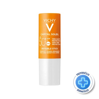 VICHY CAPITAL SOLEIL Stik za zaštitu od sunca za osjetljiva područja SPF50+, 9 g