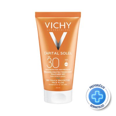 VICHY CAPITAL SOLEIL DRY TOUCH Matirajući zaštitni fluid SPF30