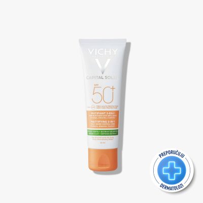 VICHY CAPITAL SOLEIL Matirajuća njega 3-u-1 SPF50+