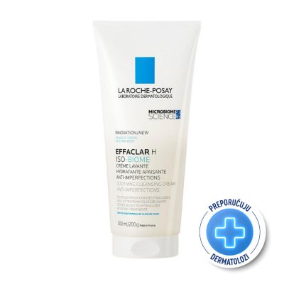 La Roche-Posay EFFACLAR H ISO-BIOME Umirajuća krema za čišćenje protiv nepravilnosti