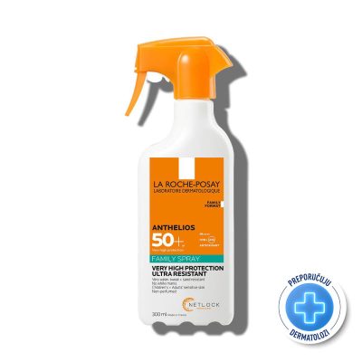 La Roche-Posay ANTHELIOS sprej za zaštitu od sunca za djecu i odrasle SPF50+