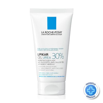 La Roche-Posay LIPIKAR gel s 30% ureje za ciljanu primjenu na suha i gruba područja kože