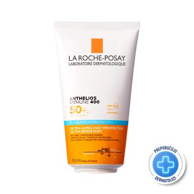 La Roche-Posay ANTHELIOS Hidratantno mlijeko za zaštitu od sunca za lice i tijelo SPF50+