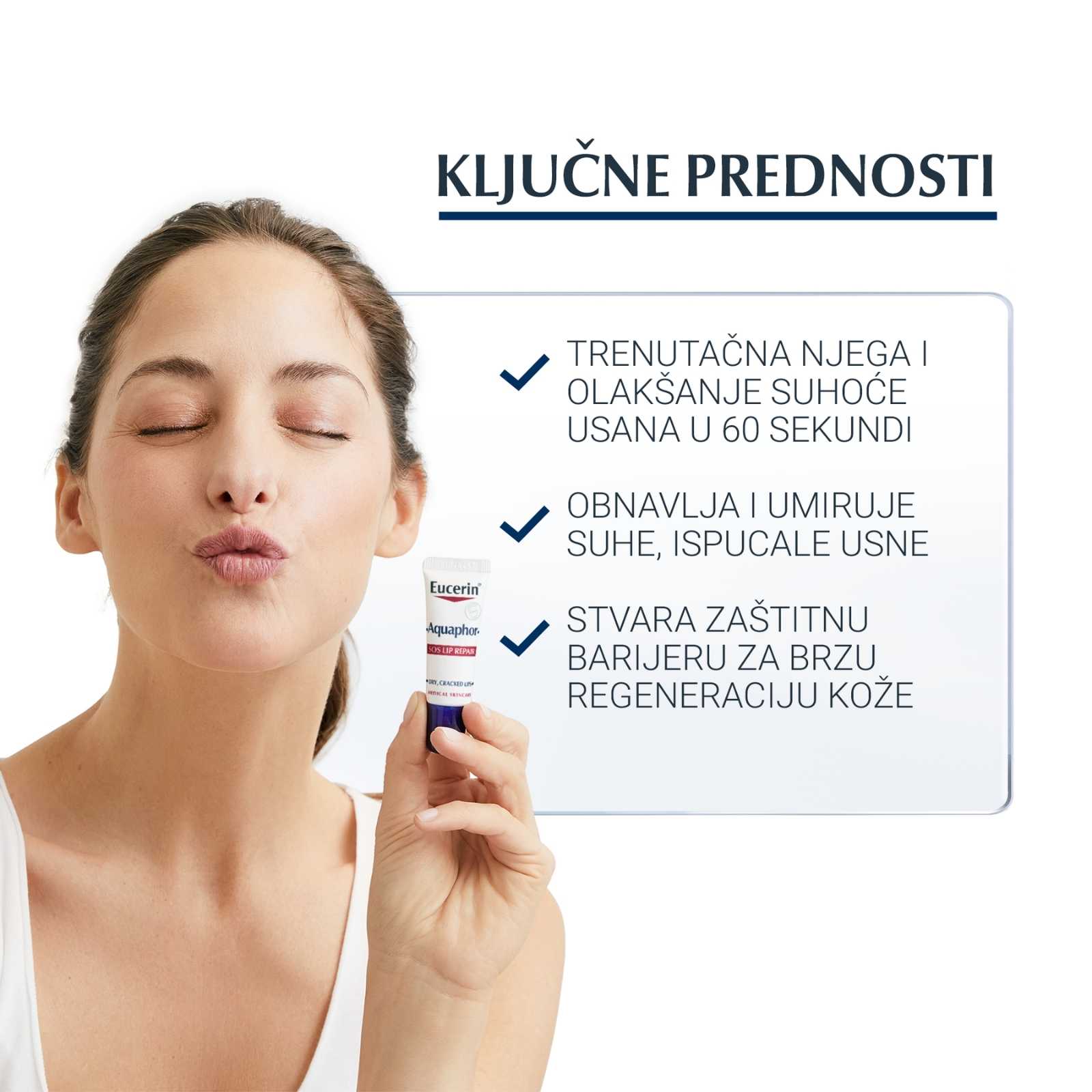 Eucerin Aquaphor SOS balzam za usne - Slika 6