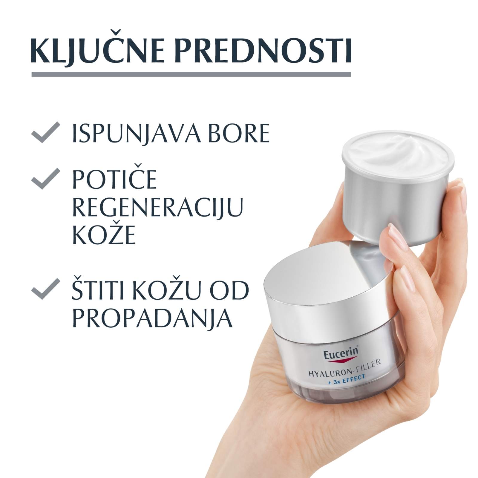 Eucerin Hyaluron-Filler Refill noćna krema - Slika 2