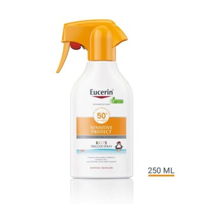 Eucerin Sensitive Protect Kids sprej za zaštitu dječje kože od sunca SPF 50+