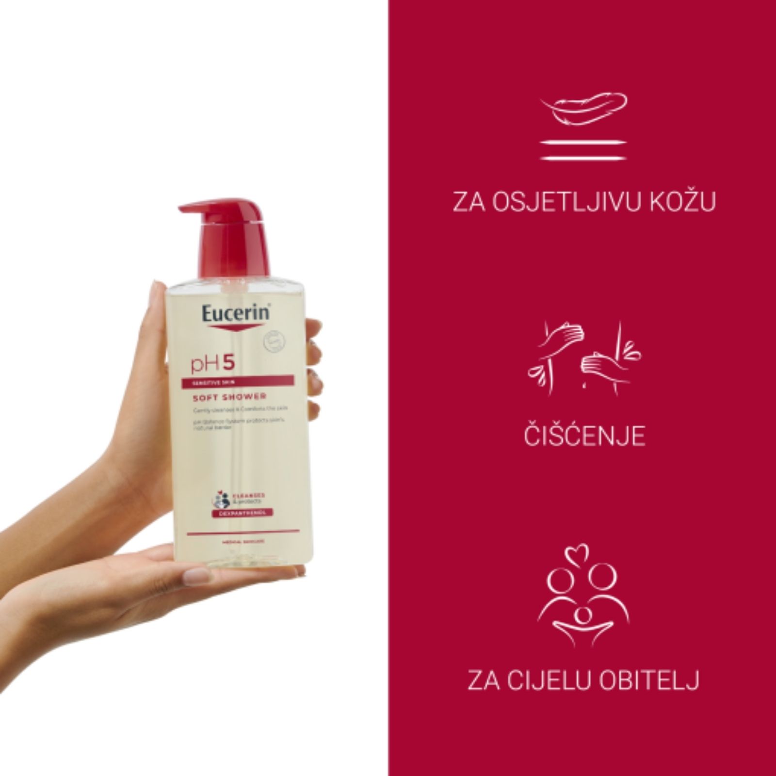 Eucerin pH5 blagi gel za tuširanje - Slika 3