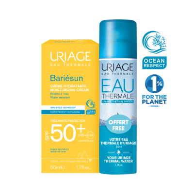 Uriage BARIESUN SPF50+ KREMA 50 ml + GRATIS TERMALNA VODA 50 ml