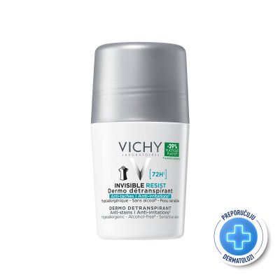 Vichy  invisible resist 72h* - Dermo Detranspirant - protiv mrlja i protiv nadraženosti