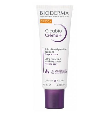 Bioderma Cicabio Creme+ SPF 50+ krema