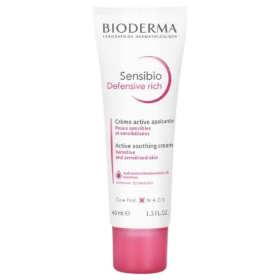 Bioderma Sensibio Defensive Rich Aktivna umirujuća hidratantna krema, osjetljiva suha koža